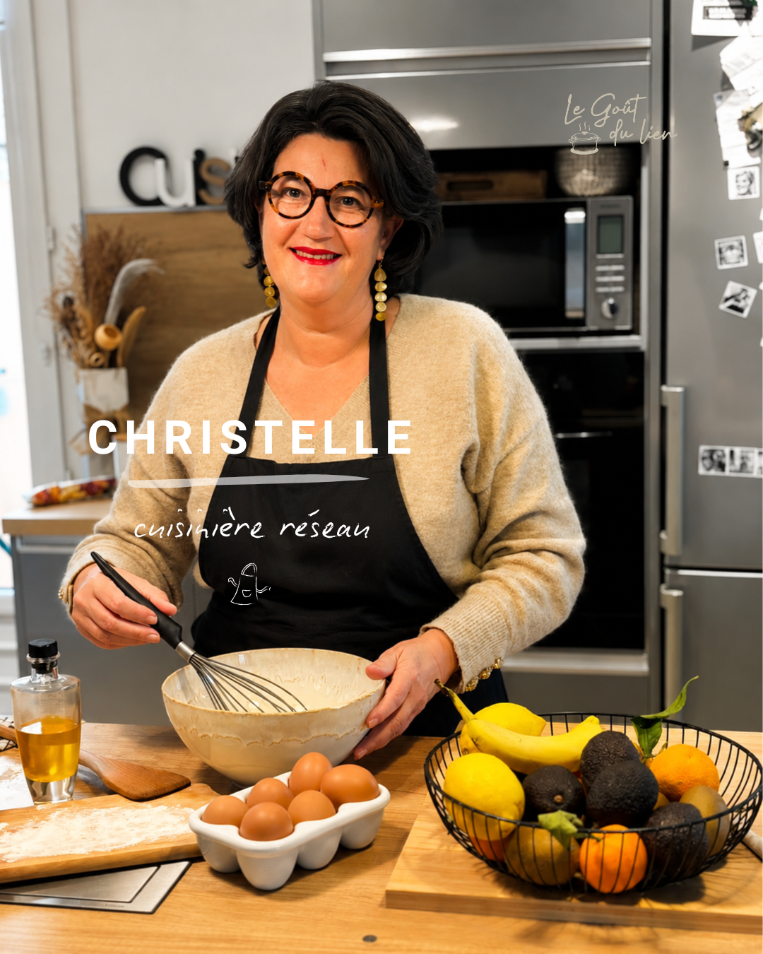Christelle, cuisinière